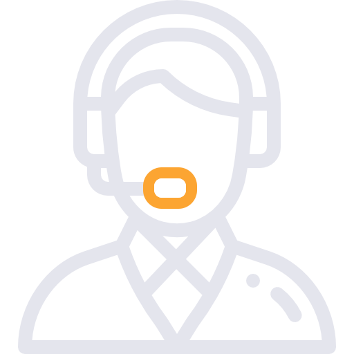 support person with headset