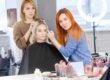 students at cosmetology school